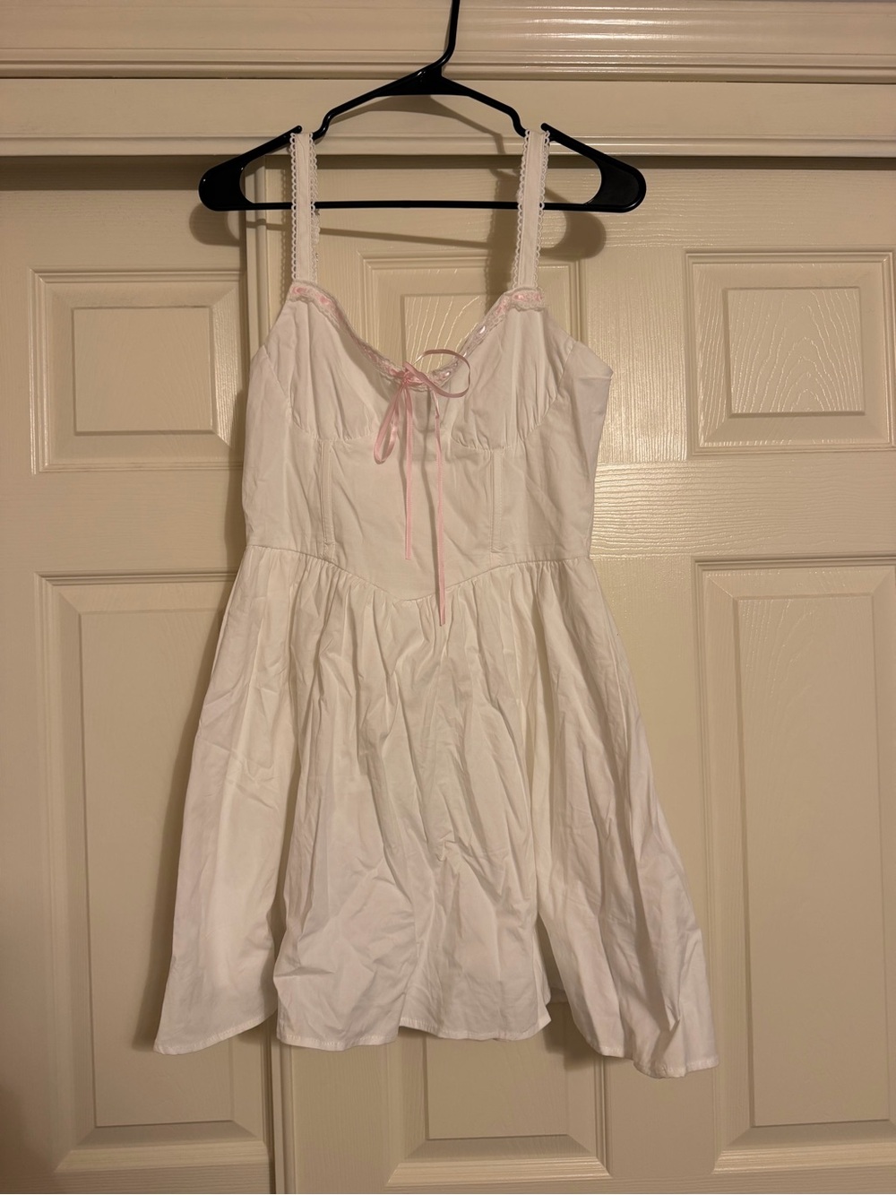 Altar’d State White Coquette Babydoll Dress